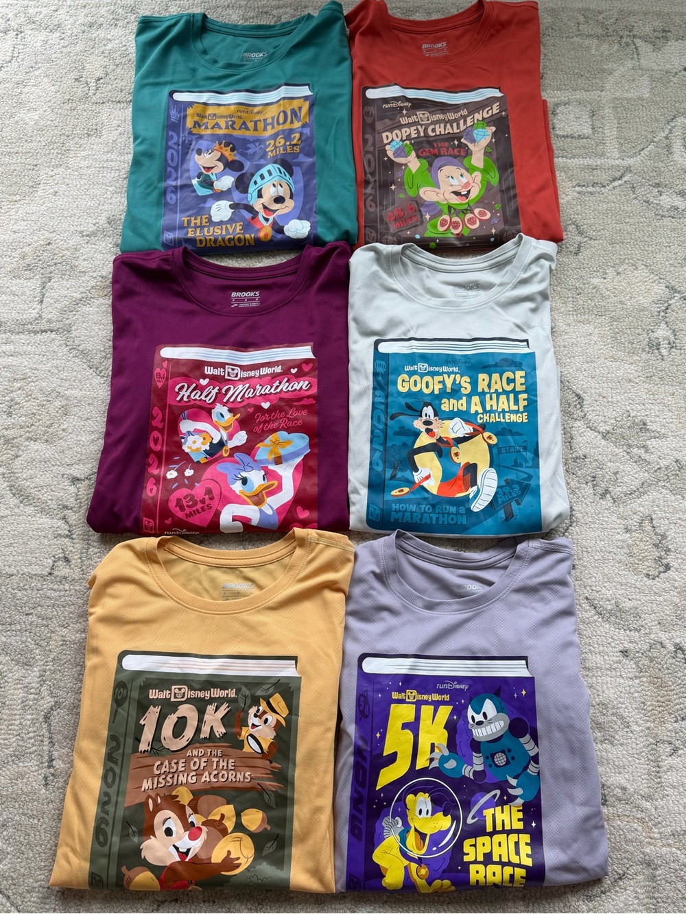 2026 Disney Dopey Challenge Race Shirts